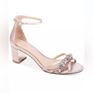 Jewel Badgley Mischka Women's Giona Block Heel Evening Sandals​